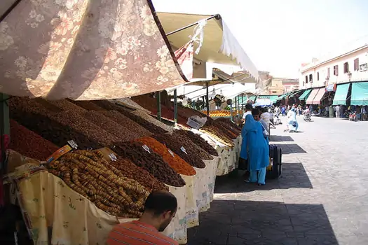 Marakeş Pazarı, Fas