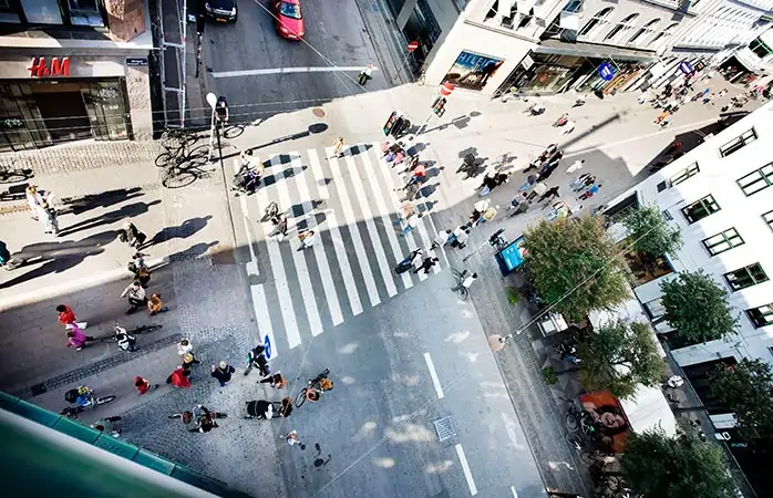 Kopenhag şehir merkezinde alışveriş, ©Copenhagen Media Center/Ty Stange 