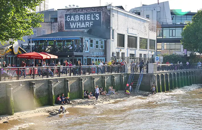 Şehir plajları, Londra